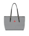 Grey Mitsubishi Leather Shoulder Bag™