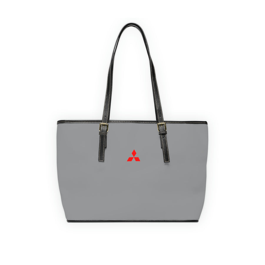 Grey Mitsubishi Leather Shoulder Bag™