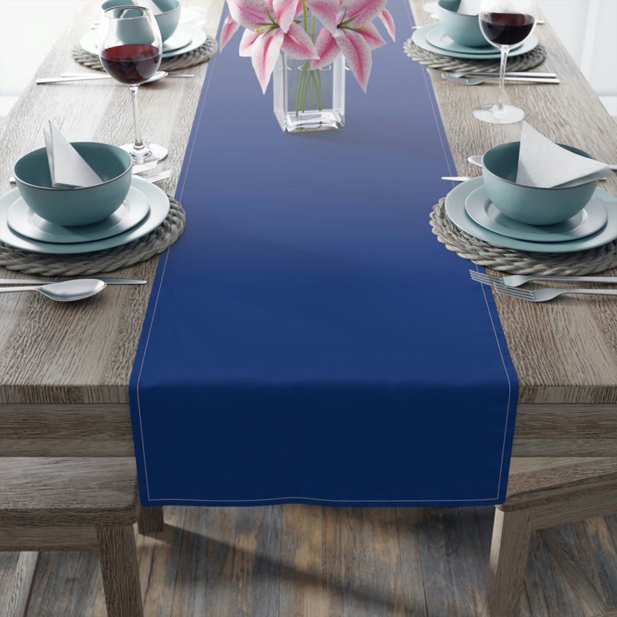 Dark Blue Jaguar Table Runner (Cotton, Poly)™