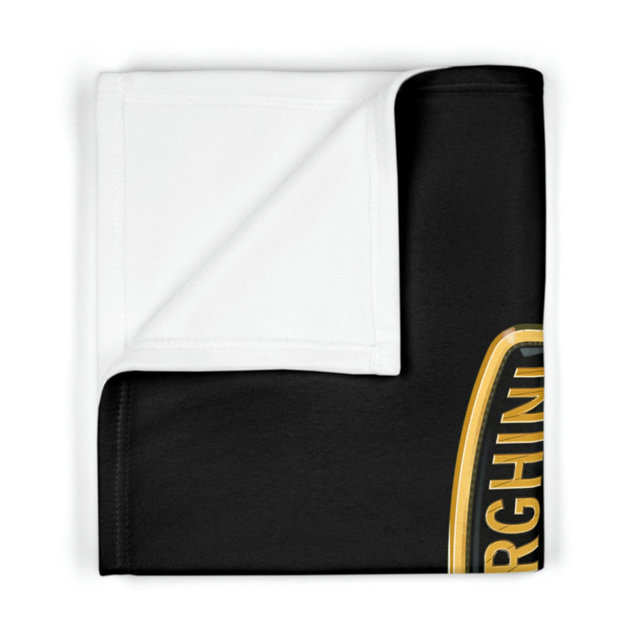 Black Lamborghini Soft Fleece Baby Blanket™