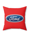 Red Ford Spun Polyester Square Pillow™