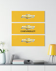 Yellow Chevrolet Acrylic Prints (Triptych)™