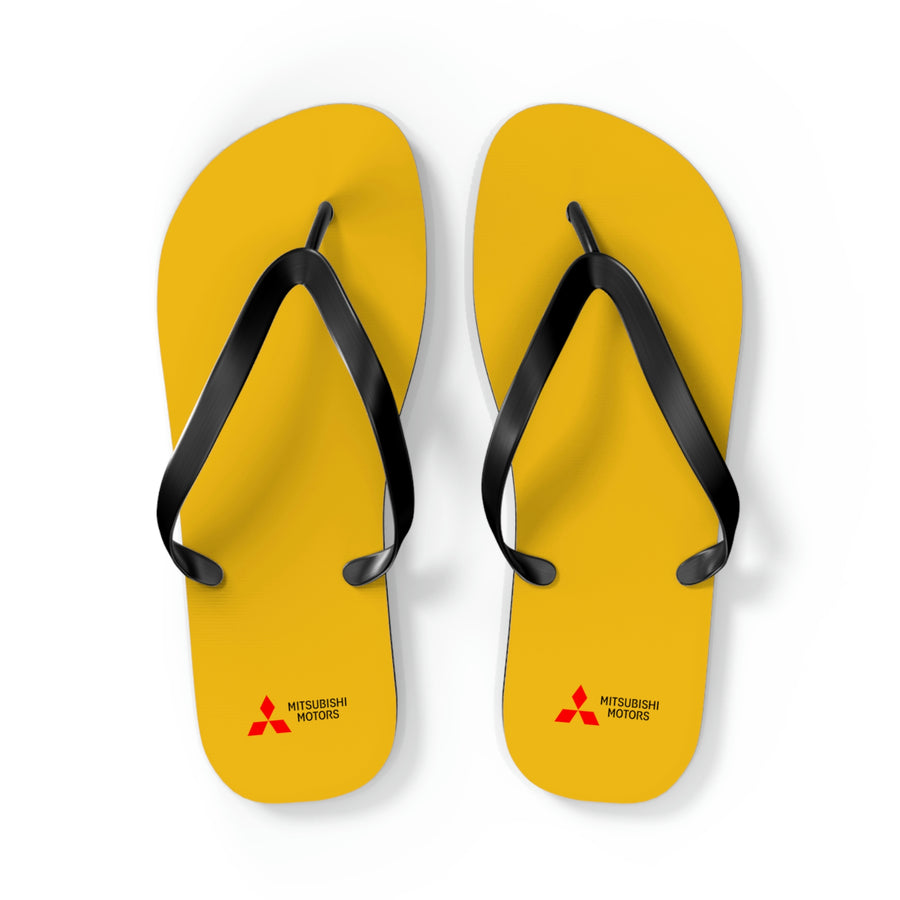 Unisex Yellow Mitsubishi Flip Flops™