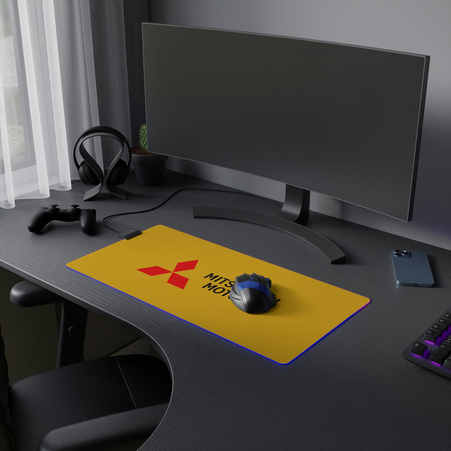 Yellow Mitsubishi LED Gaming Mouse Pad™