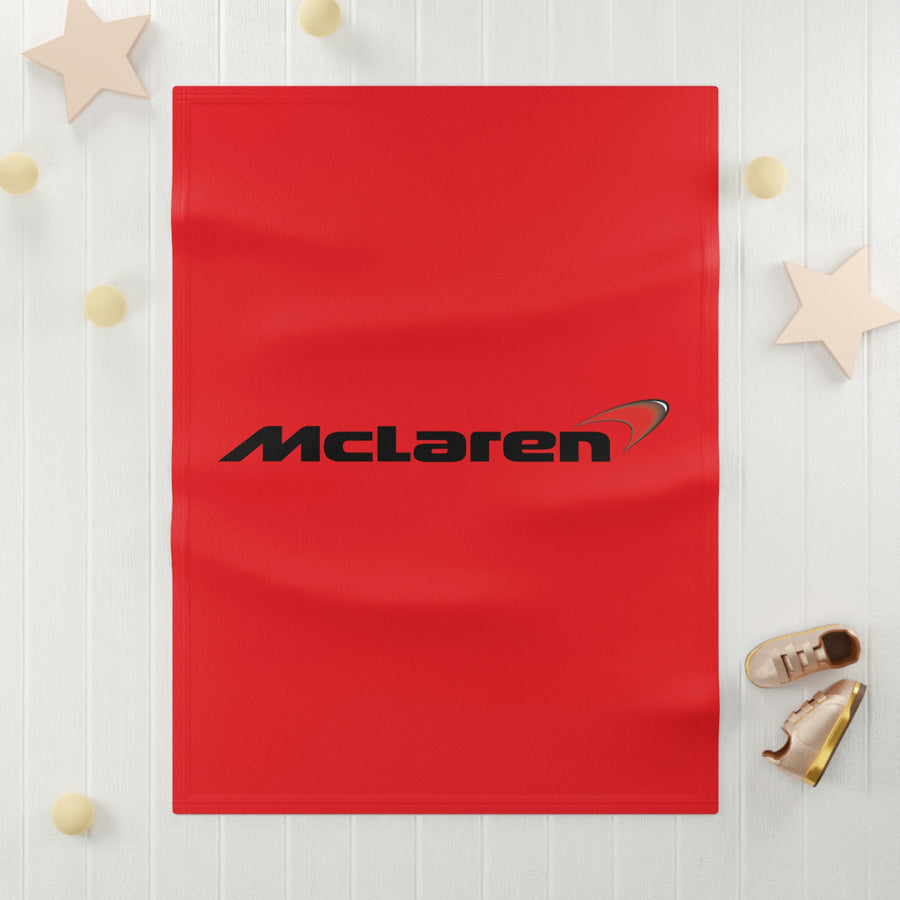 Red McLaren Soft Fleece Baby Blanket™