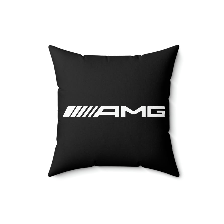 Black Mercedes Spun Polyester Square Pillow™