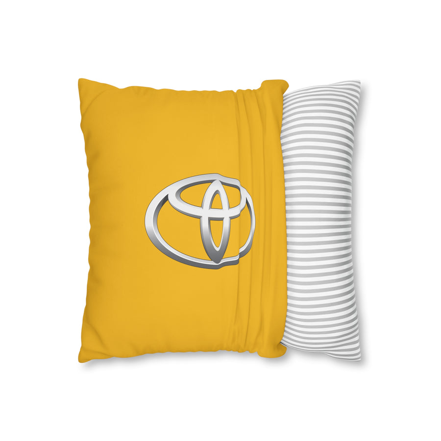 Yellow Toyota Spun Polyester pillowcase™