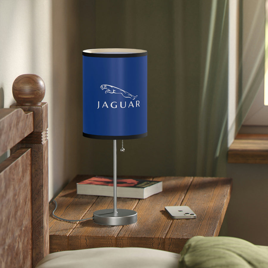 Dark Blue Jaguar Lamp on a Stand, US|CA plug™