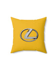 Yellow Lexus Spun Polyester Square Pillow™