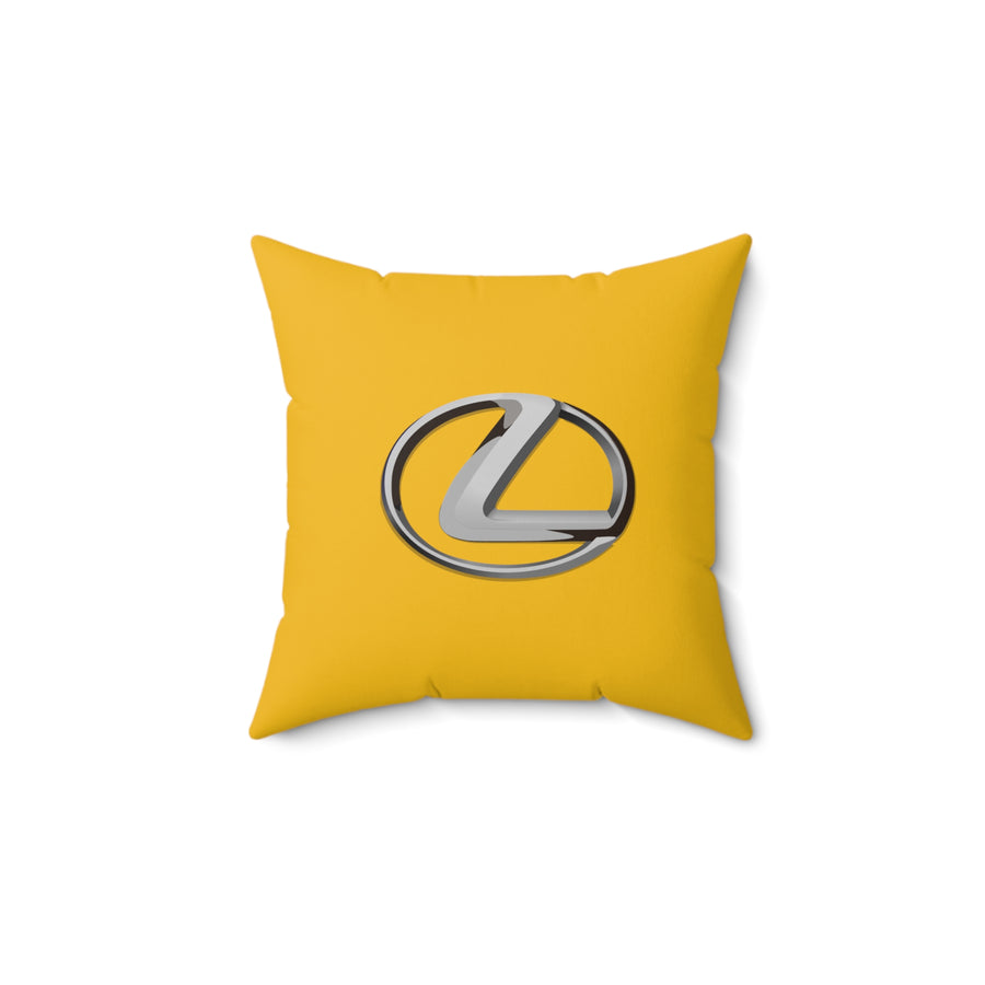 Yellow Lexus Spun Polyester Square Pillow™