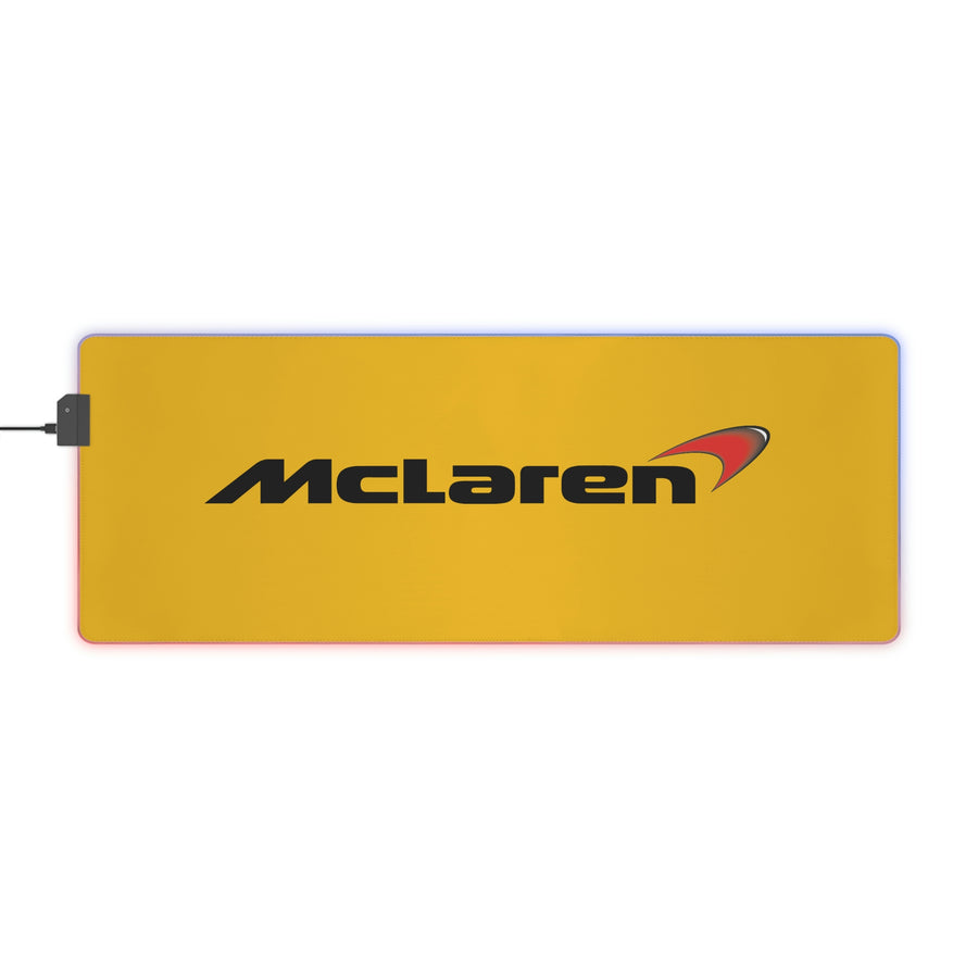 Yellow McLaren LED Gaming Mouse Pad™