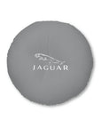 Grey Jaguar Tufted Floor Pillow, Round™