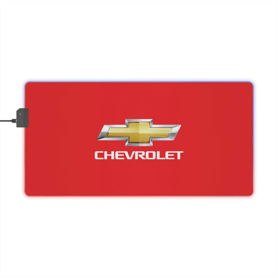 Red Chevrolet LED Gaming Mouse Pad™