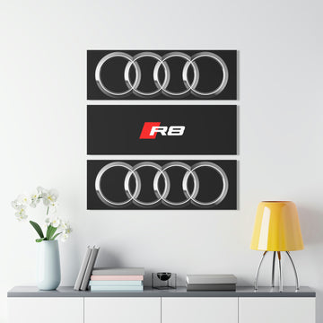 Black Audi Acrylic Prints (Triptych)™