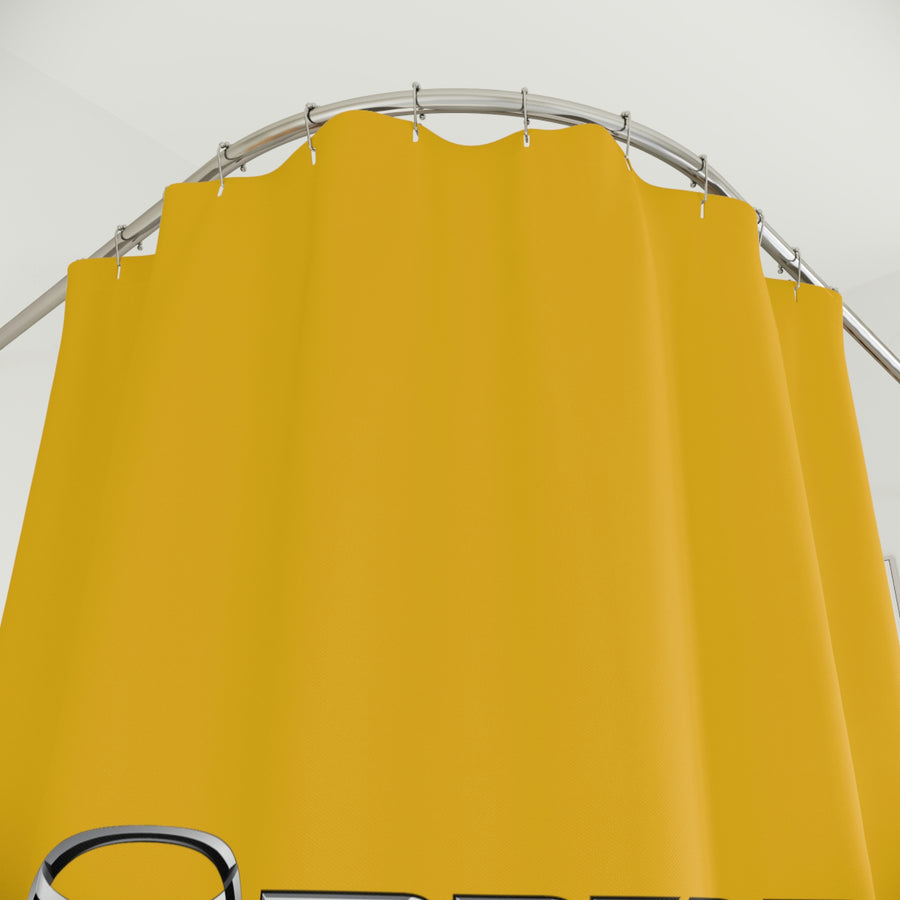 Yellow Mazda Shower Curtain™