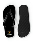 Unisex Black Lamborghini Flip Flops™