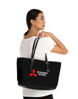 Black Mitsubishi Leather Shoulder Bag™