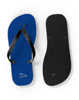 Unisex Dark Blue Jaguar Flip Flops™