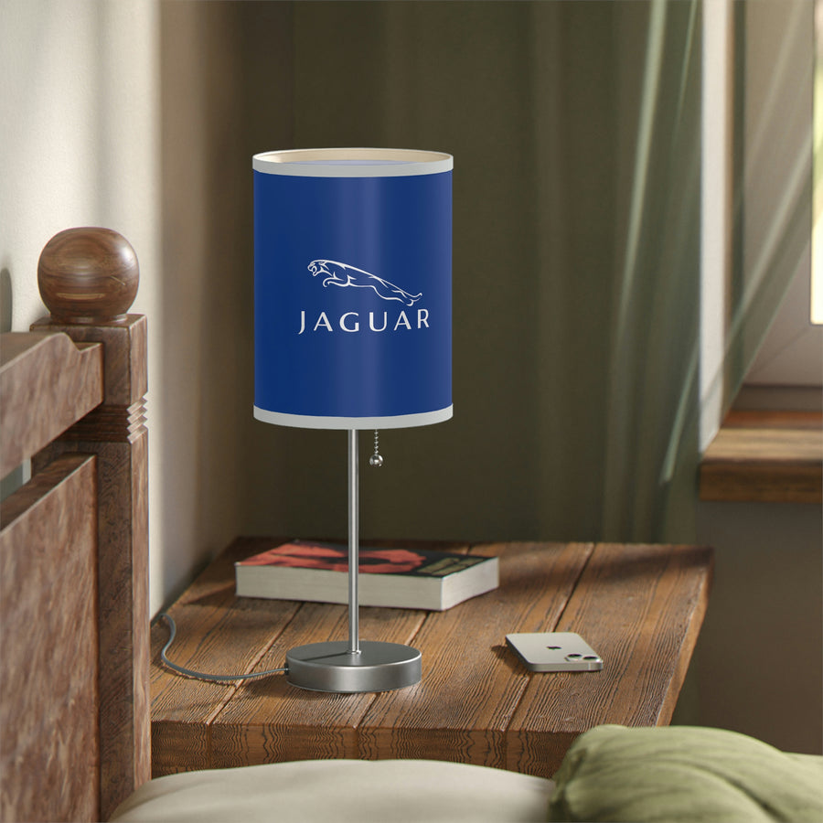 Dark Blue Jaguar Lamp on a Stand, US|CA plug™