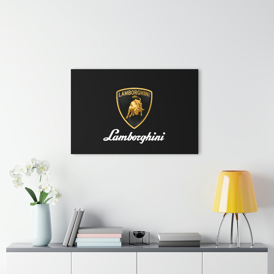 Black Lamborghini Acrylic Prints (French Cleat Hanging)™