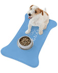 Light Blue Jaguar Pet Feeding Mats™