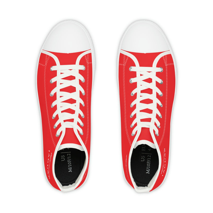 Men's Red Jaguar High Top Sneakers™