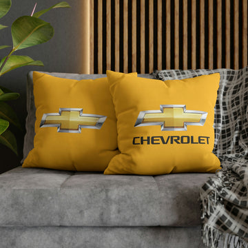 Yellow Chevrolet Spun Polyester pillowcase™