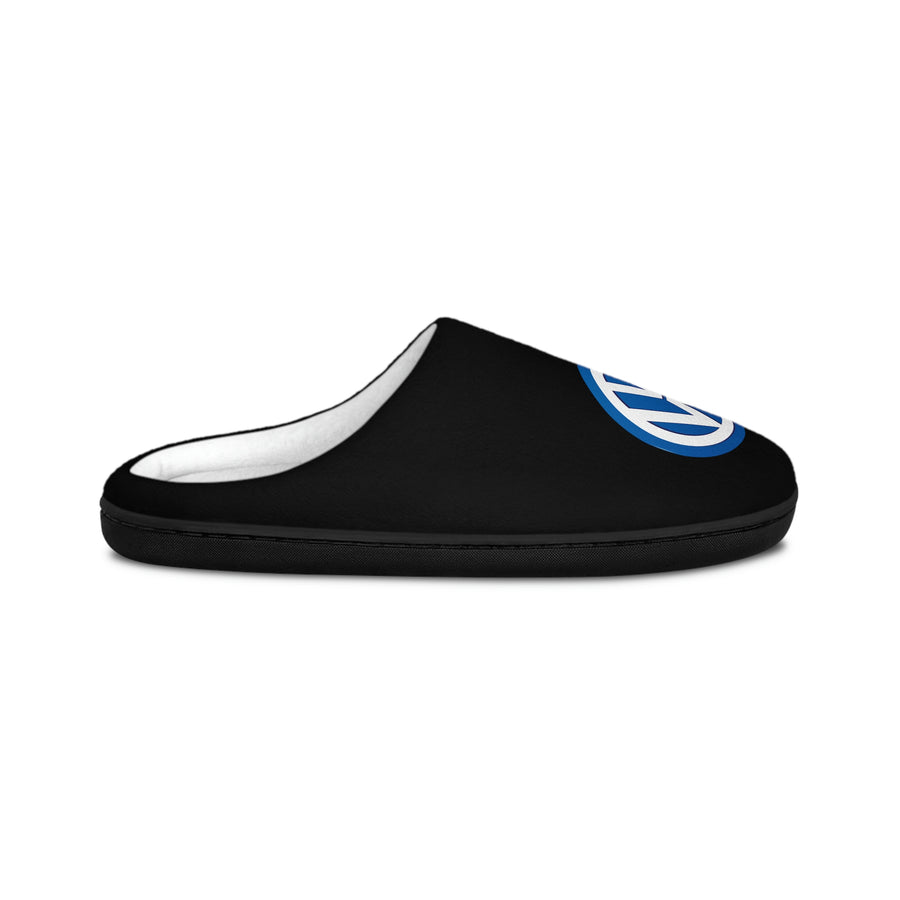 Unisex Black Volkswagen Indoor Slippers