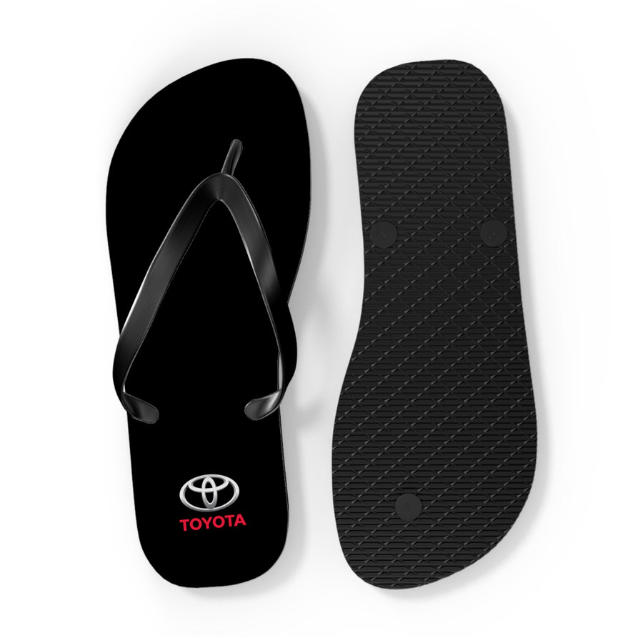 Unisex Black Toyota Flip Flops™