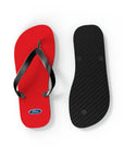 Unisex Red Ford Flip Flops™