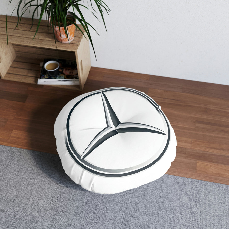 Mercedes Tufted Floor Pillow, Round™