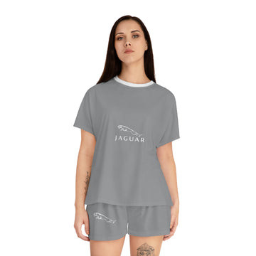 Women's Grey Jaguar Short Pajama Set™