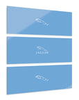 Light Blue Jaguar Acrylic Prints (Triptych)™