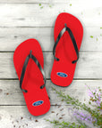 Unisex Red Ford Flip Flops™