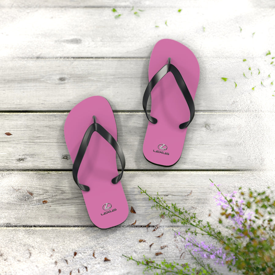 Unisex Light Pink Lexus Flip Flops™