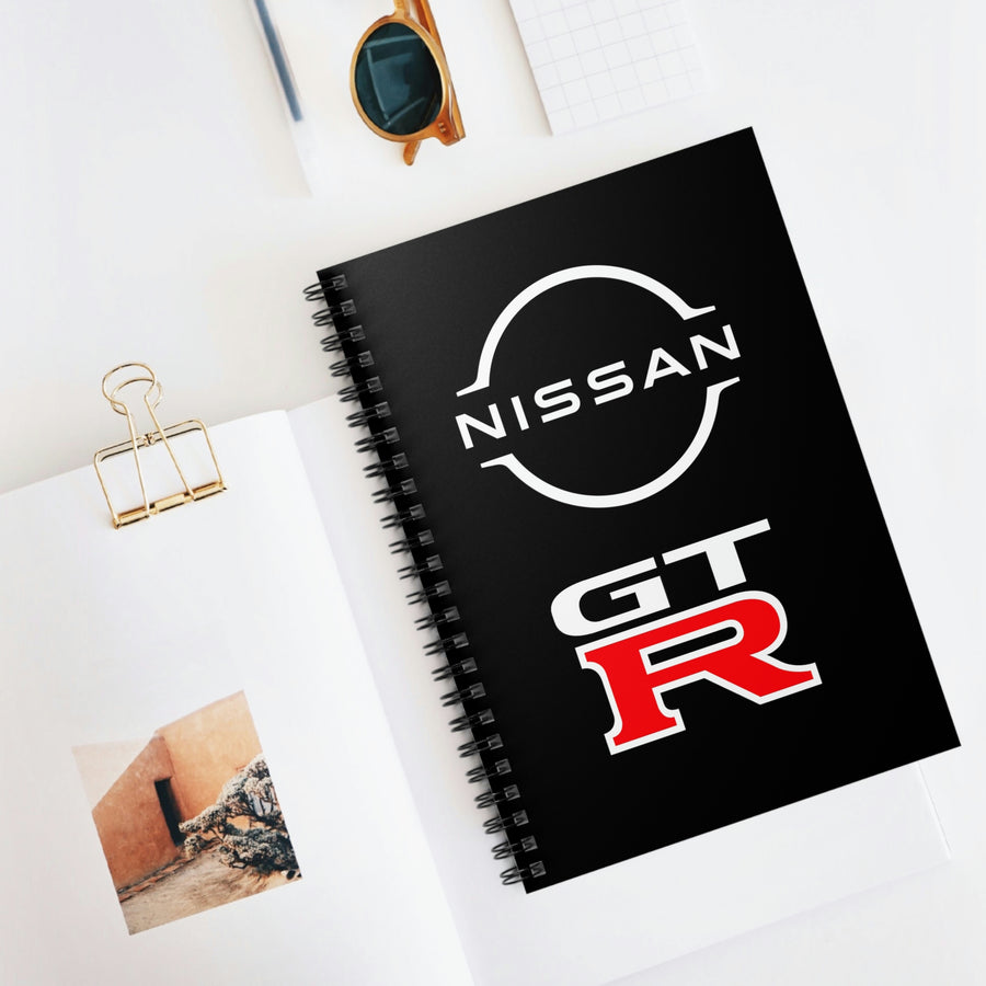 Black Nissan GTR Spiral Notebook™