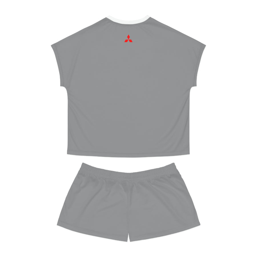 Women's Grey Mitsubishi Short Pajama Set™