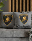 Grey Lamborghini Spun Polyester pillowcase™