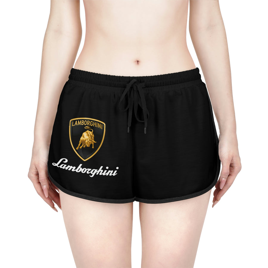 Women's Black Lamborghini Relaxed Shorts™