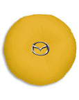 Yellow Mazda Tufted Floor Pillow, Round™