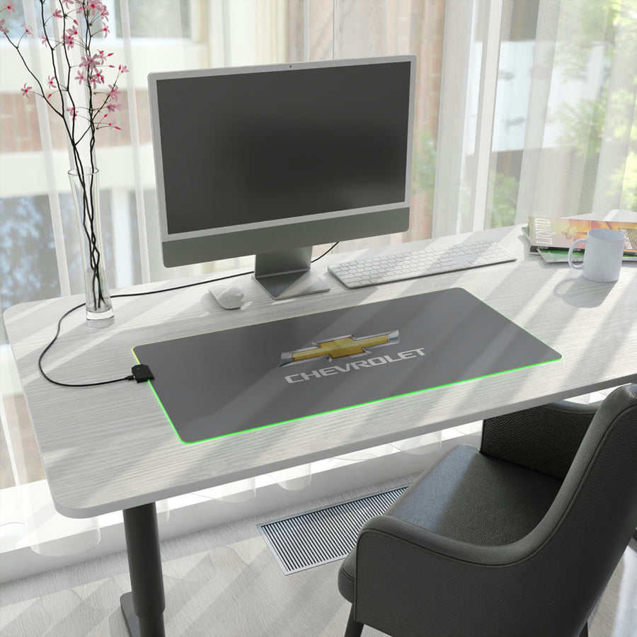 Grey Chevrolet LED Gaming Mouse Pad™