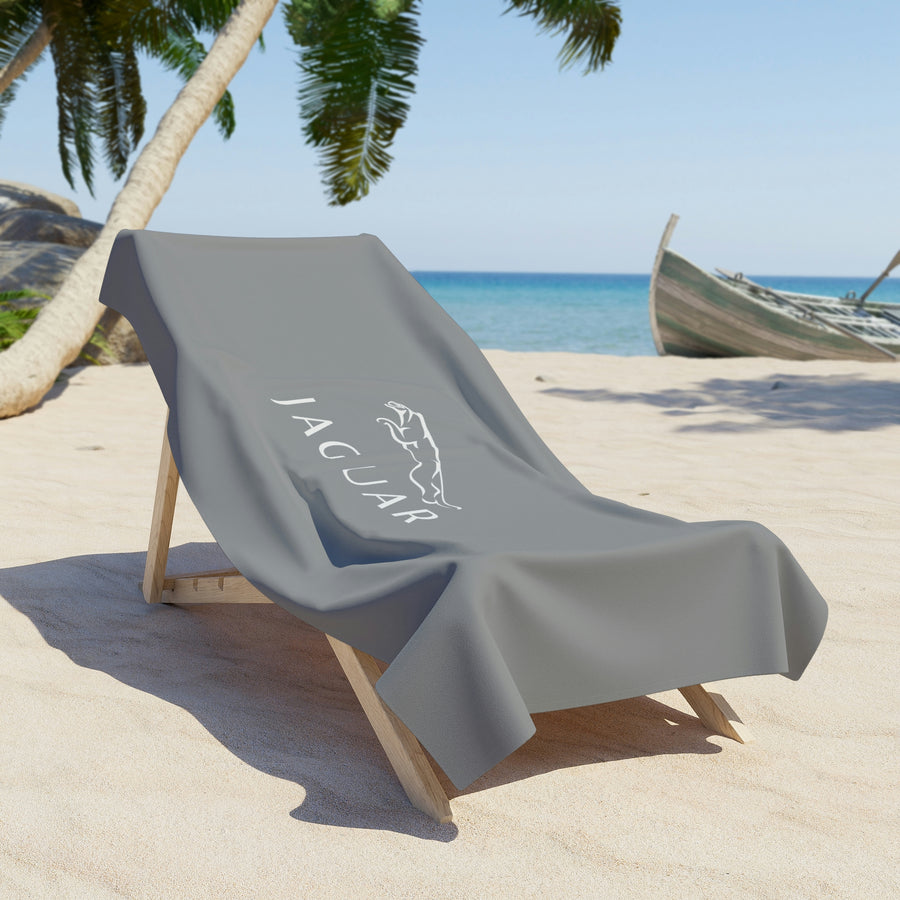 Grey Jaguar Beach Towel™