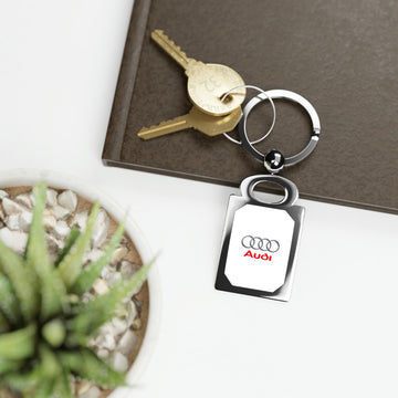 Audi Rectangle Photo Keyring™