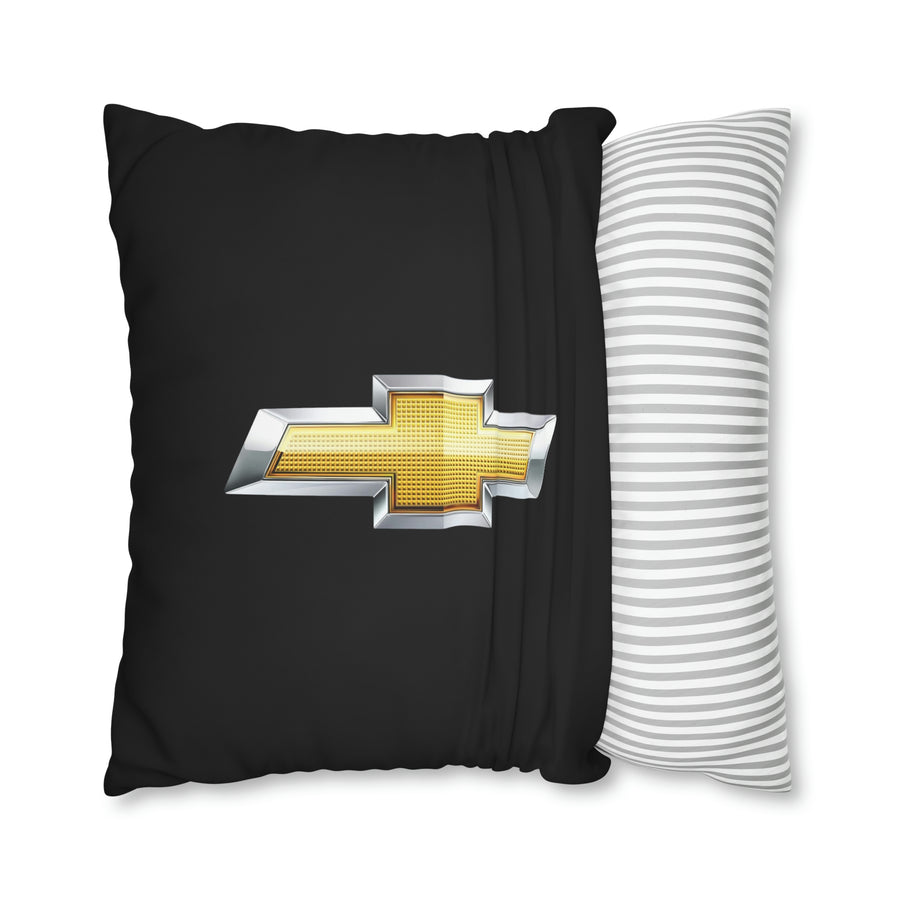 Black Chevrolet Spun Polyester pillowcase™