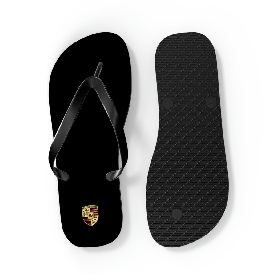 Unisex Black Porsche Flip Flops™