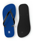 Unisex Dark Blue Rolls Royce Flip Flops™