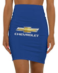 Women's Dark Blue Chevrolet Mini Skirt™