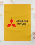 Yellow Mitsubishi Soft Fleece Baby Blanket™