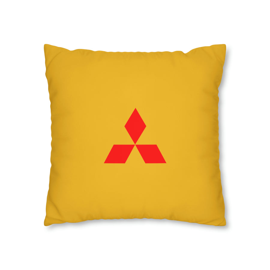 Yellow Mitsubishi Spun Polyester pillowcase™