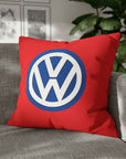 Red Volkswagen Spun Polyester pillowcase™